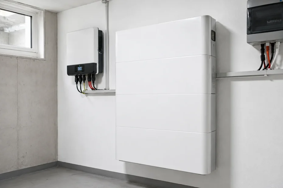Batteriespeicher für Photovoltaikanlage in Einfamilienhaus – energietec connect GmbH Geretsried