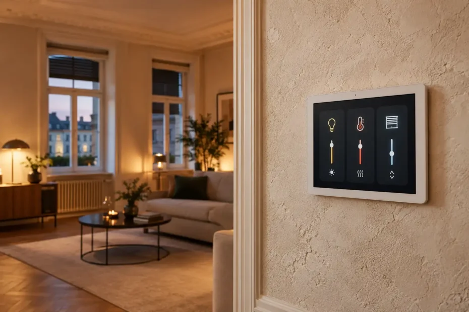 Smart Home Nachrüstung im Altbau – Steuerung per Tablet – energietec connect GmbH Geretsried